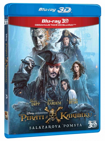 Pirates of the Caribbean: Dead Men Tell No Tales (Piraci z Karaibów: Zemsta Salazara) (Disney) [Blu-Ray 3D]+[Blu-Ray]