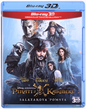 Pirates of the Caribbean: Dead Men Tell No Tales (Piraci z Karaibów: Zemsta Salazara) (Disney) [Blu-Ray 3D]+[Blu-Ray]