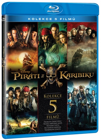 Piraci z Karaibów 1-5 Kolekcja [5xBlu-Ray]