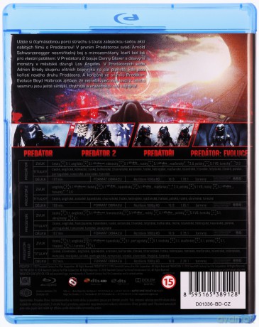 Predator 1-4 Kolekcja [4xBlu-Ray]