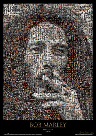 Bob Marley (mozaika) [PLAKAT]