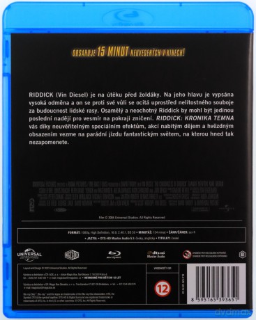 The Chronicles of Riddick (Kroniki Riddicka) [Blu-Ray]