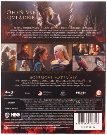 Ród smoka sezon 1 (House of the Dragon 1) [4xBlu-Ray]