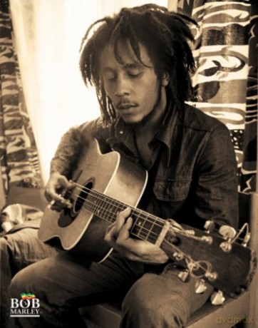 Bob Marley (Sitting) [PLAKAT]