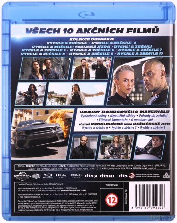 Szybcy i wściekli 1-10 [10xBlu-Ray]