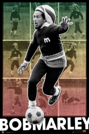 Bob Marley Football [PLAKAT]