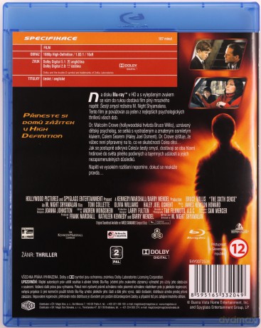 The Sixth Sense (Szósty zmysł) [Blu-Ray]