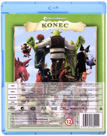 Shrek Kolekcja: Shrek / Shrek 2 / Shrek Trzeci / Shrek Forever Pakiet [4xBlu-Ray]
