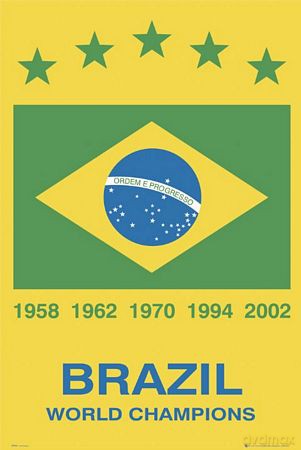 Brazylia (world Champions) [PLAKAT]