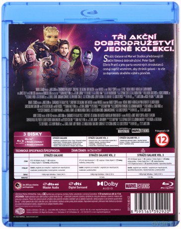 Strażnicy Galaktyki 1-3 [3xBlu-Ray]