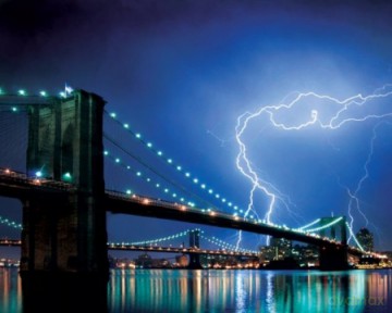 Most Brooklyński (Lightning) [PLAKAT]