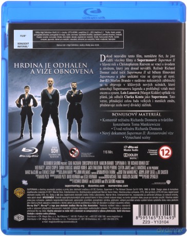 Superman II: Wersja reżyserska Richarda Donnera [Blu-Ray]