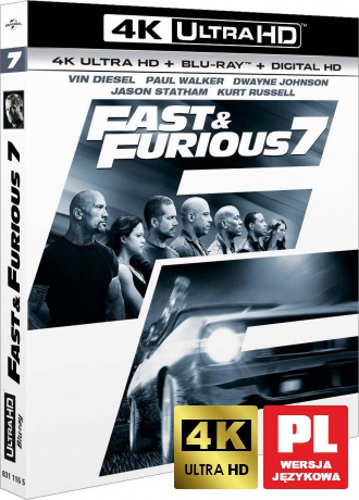 Szybcy i wściekli 7 [Blu-Ray 4K]+[Blu-Ray]