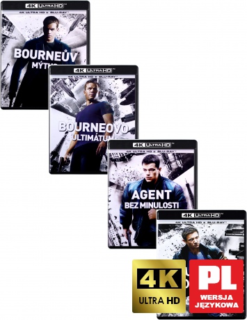 Bourne Kolekcja [4xBlu-Ray 4K]+[4xBlu-Ray]