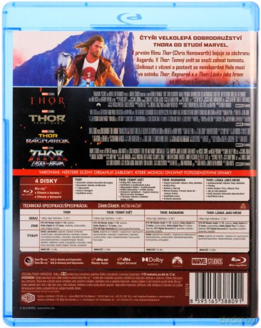 Thor 1-4 [4xBlu-Ray]