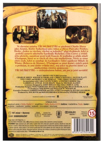 Trzej muszkieterowie [DVD]