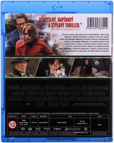 All the Money in the World (Wszystkie pieniądze świata) [Blu-Ray]