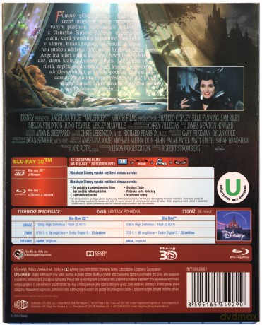 Czarownica (Disney) [Blu-Ray 3D]+[Blu-Ray]