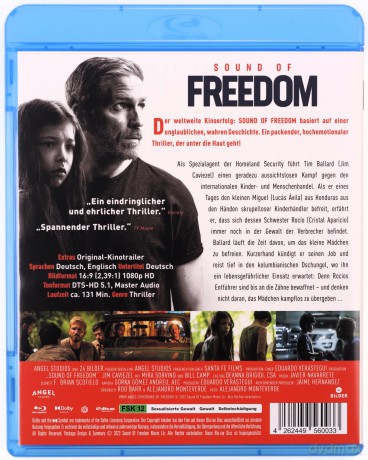 Sound of Freedom (Dźwięk wolności) [Blu-Ray]