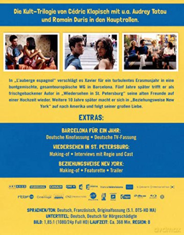 The Spanish Apartment / Russian Dolls / Chinese Puzzle (Smak życia / Smak życia 2 / Smak życia 3, czyli chińska układanka) [3xBlu-Ray]