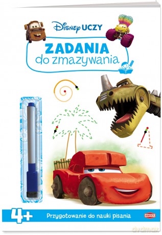 Disney Auta w trasie Zadania do zmazywania UPTC-9308 [KSIĄŻKA]