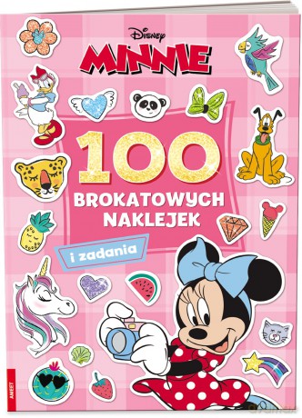 Disney Minnie 100 brokatowych naklejek NB-9104 [KSIĄŻKA]