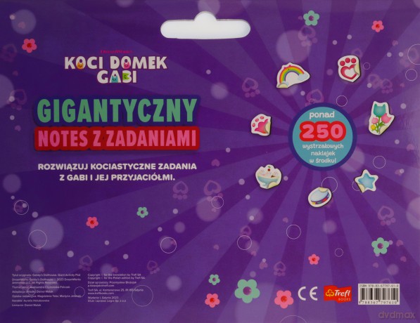 Gigantyczny notes z zadaniami. Koci Domek Gabi - Opracowanie zbiorowe [KSIĄŻKA]