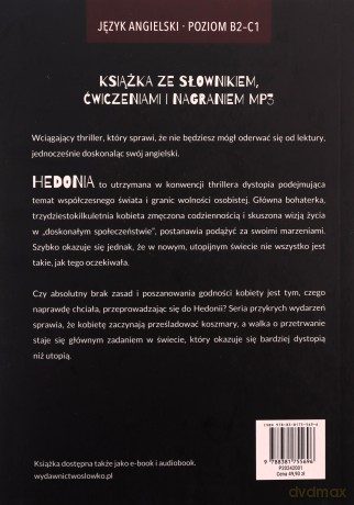 Hedonia w wersji do nauki angielskiego - Paul Roman, Ewa Kowalczyk, Marcin Kowalczyk [KSIĄŻKA]