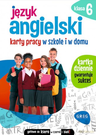 Język angielski. Karty pracy w szkole i w domu. Klasa 6 - Wioleta Antecka [KSIĄŻKA]