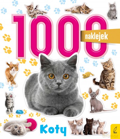 Koty. 1000 naklejek - Małgorzata Biegańska-Hendryk [KSIĄŻKA]