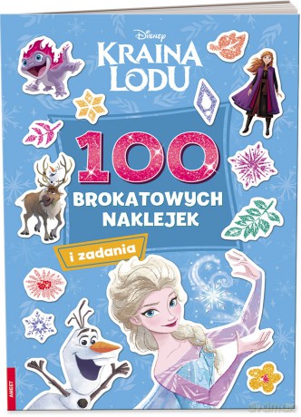 Kraina lodu 100 brokatowych naklejek NB-9103 [KSIĄŻKA]