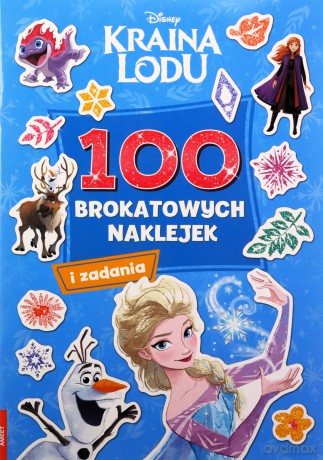 Kraina lodu 100 brokatowych naklejek NB-9103 [KSIĄŻKA]