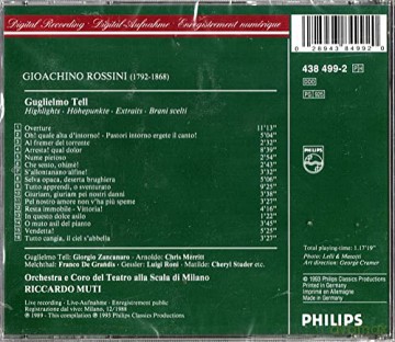 Muti: Rossini:Guglielmo Tell Highl. [CD]