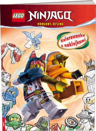 Lego Ninjago Kolorowanka z naklejkami NA-6706 [KSIĄŻKA]