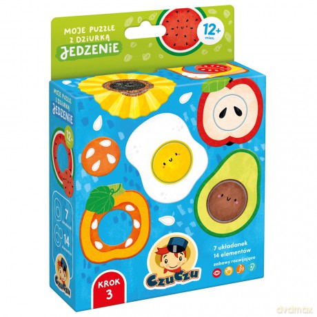Moje puzzle z dziurką Jedzenie CzuCzu [PUZZLE]
