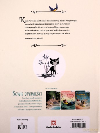 O kotku, który bał się wszystkiego. Sowie opowieści - Éric-Emmanuel Schmitt [KSIĄŻKA]