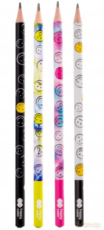 Ołówek trójkątny Smile 2B Happy Color paczka 24szt.