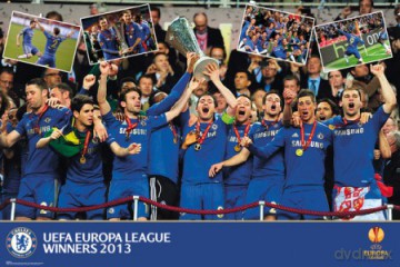 Chelsea Puchar Uefa 2013 [PLAKAT]