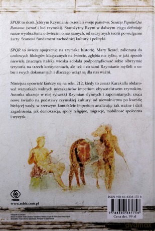 SPQR. Historia starożytnego Rzymu - Mary Beard [KSIĄŻKA]
