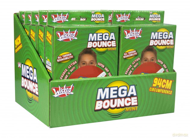 Wicked Mega Bounce Mini Piłka skacząca 1 szt. mix