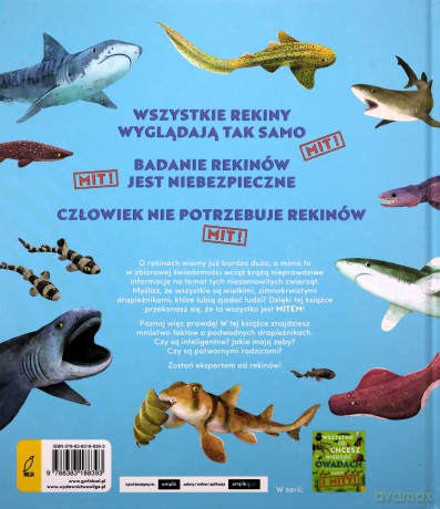 Wszystko, co chcesz wiedzieć o rekinach. Fakty i mity - Nick Crumpton [KSIĄŻKA]