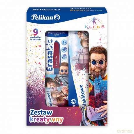 Zestaw kreatywny 9 części Kleks