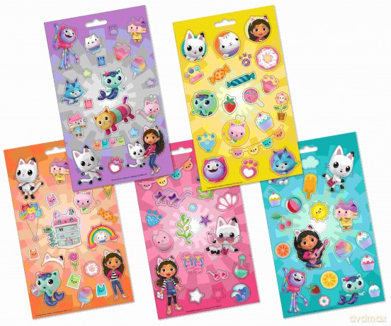 Zestaw naklejek Gabby's Dollhouse 1szt.mix