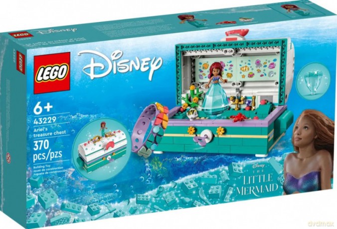 LEGO Disney Princess Skrzynia ze skarbami Arielki (43229) [KLOCKI]