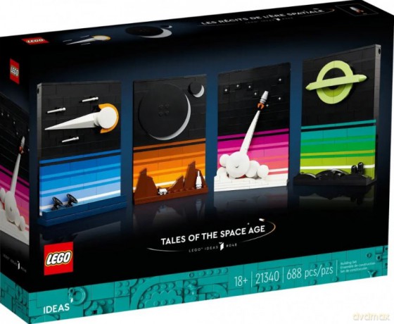 LEGO Ideas Opowieści z czasów wyścigu kosmicznego (21340) [KLOCKI]