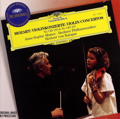 Mutter Karajan: Mozart 3,5 Violinkonz [CD]