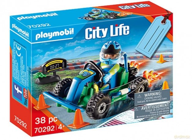 PLAYMOBIL Zestaw z figurkami City Life 70292 Zestaw upominkowy "Wyścig Go-Kart"