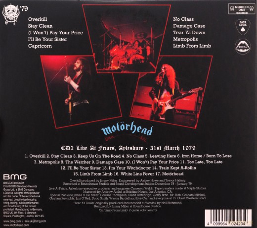 Motorhead: Overkill (40th Anniversary Edition) [2CD]