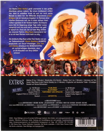 Joe Versus the Volcano (Joe i wulkan) [Blu-Ray]+[DVD]