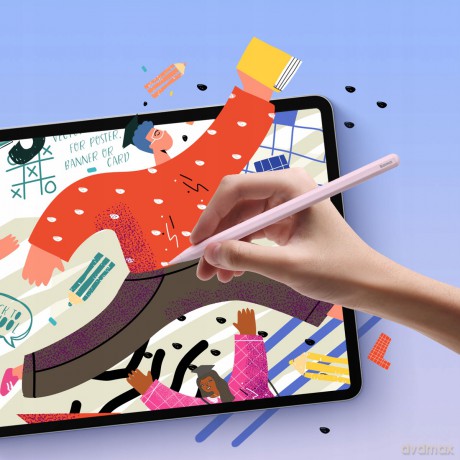 Aktywny rysik stylus do iPad Baseus Smooth Writing 2 SXBC060104 - różowy